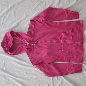 Pink zip up hoodie sweatshirt Head medium